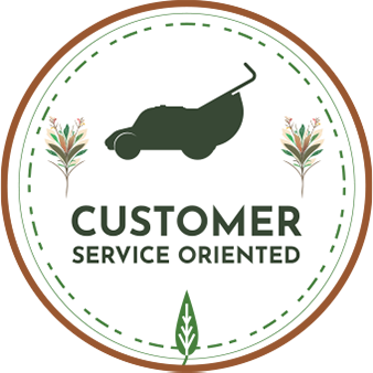 customer service oriented badge